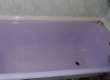 Эмалирование ванн фиолетовым акрилом